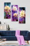 Wallity Cuadro Decorativo de MDF Multicolor (3 Piezas)